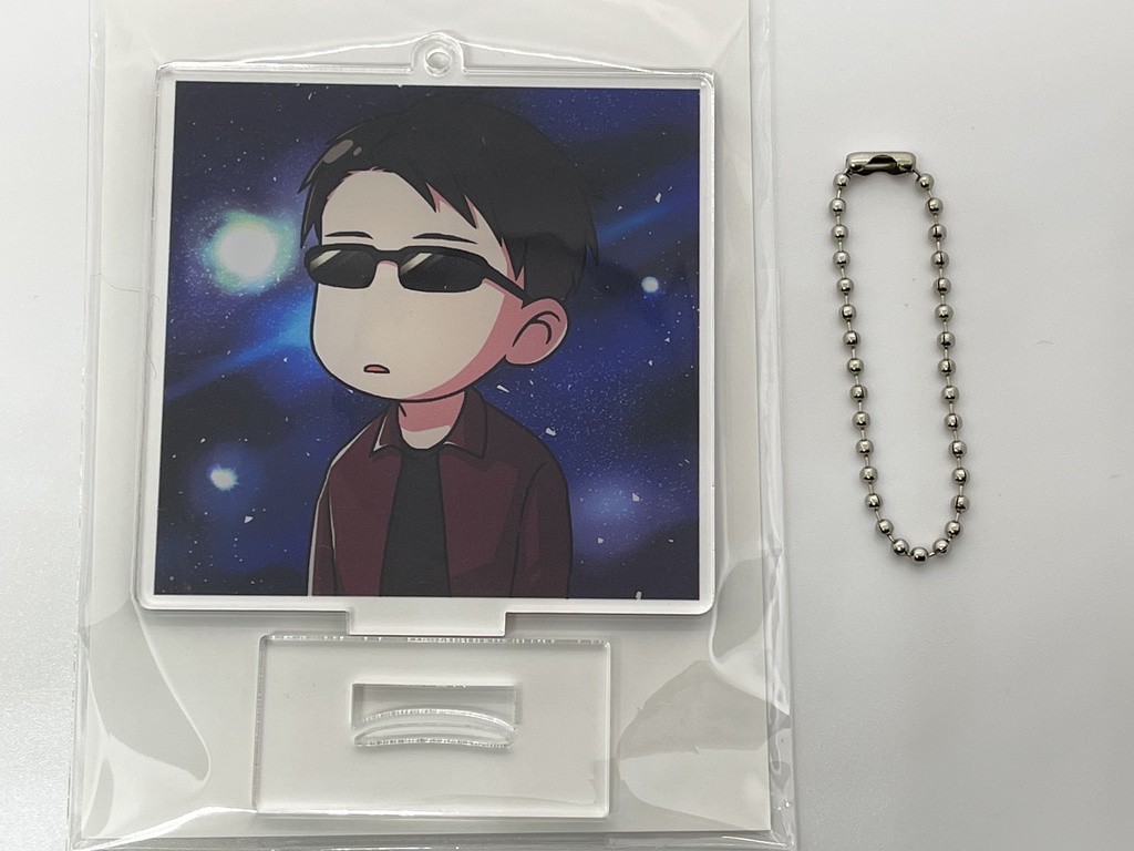 アクリルスタンドキーチェーン きんにく(ぽかーん)