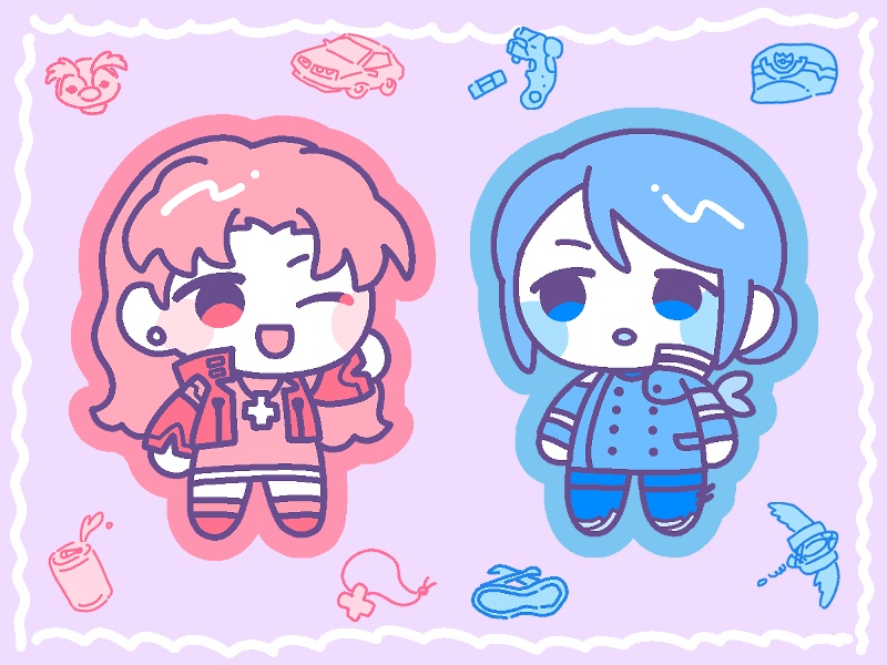 葛城アクリルキーホルダー