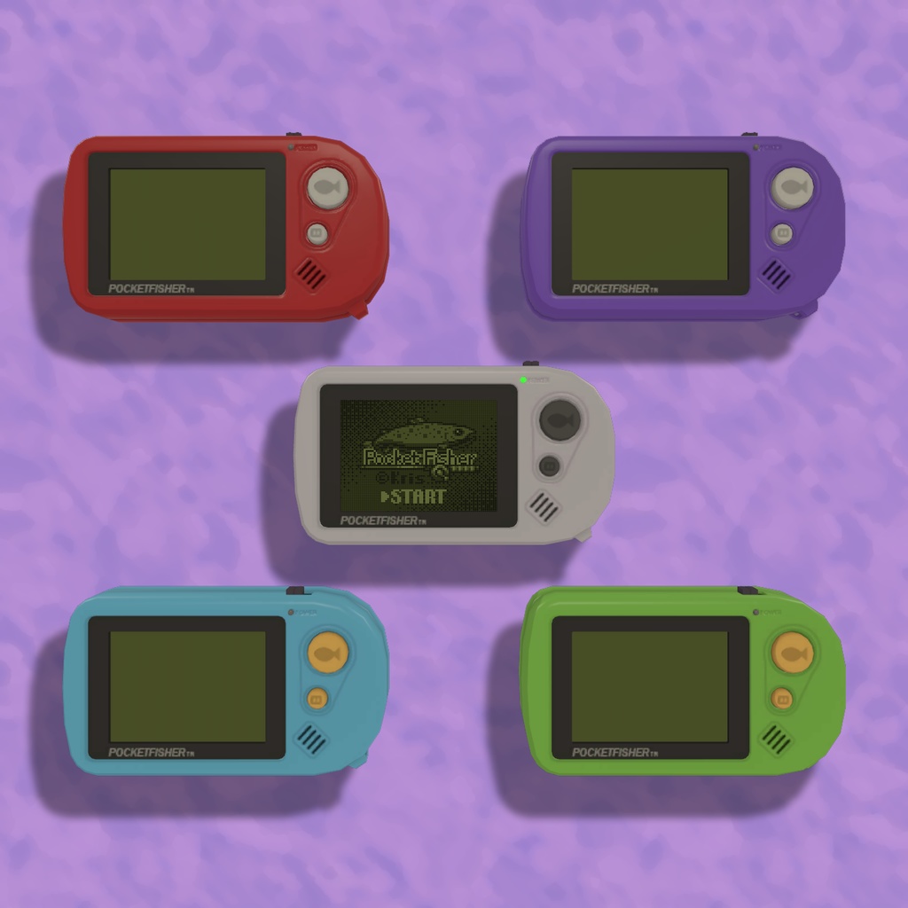 VRChat interactive prop - 「PocketFisher」-game