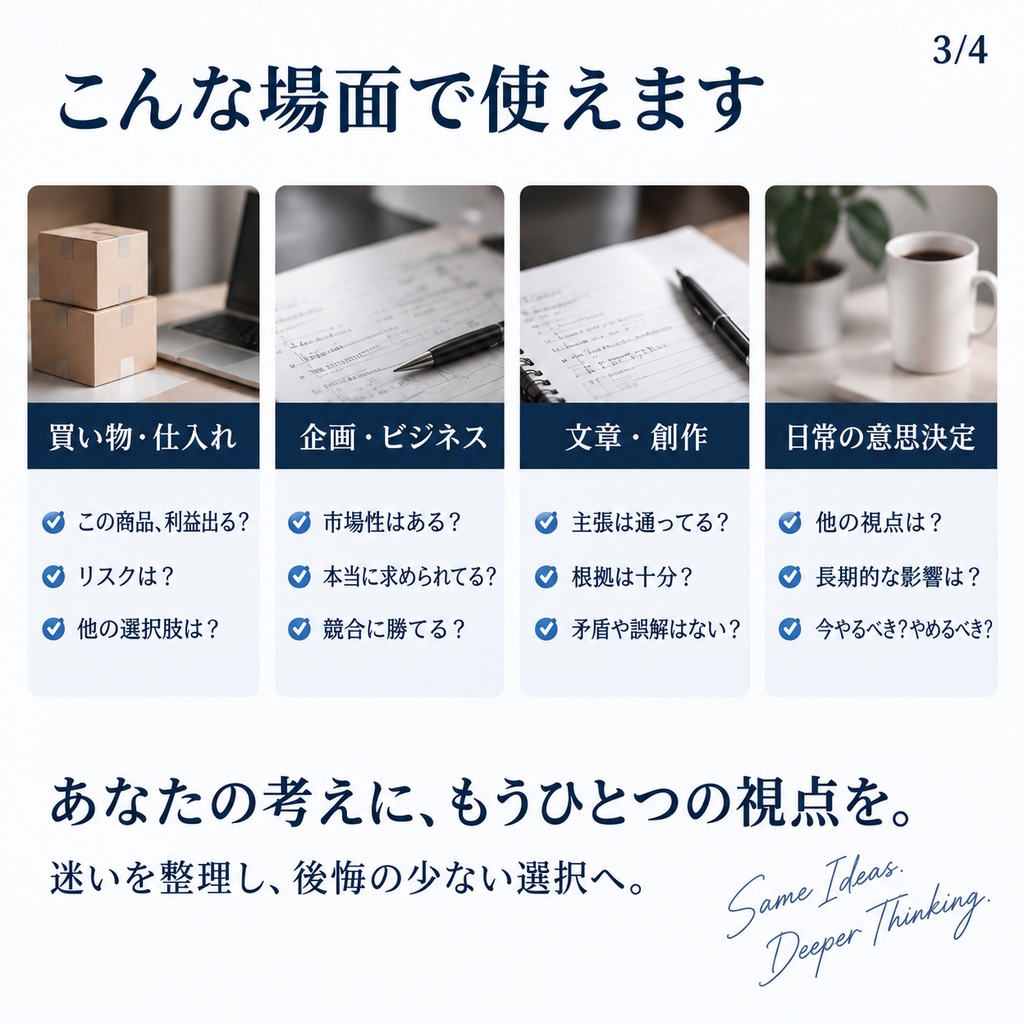 無料Trial版|AIに「もうひとつの視点」を追加する Ao Persona Mini 01|凛