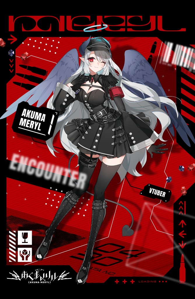 あくまメリル 直筆サイン入りポストカードセット