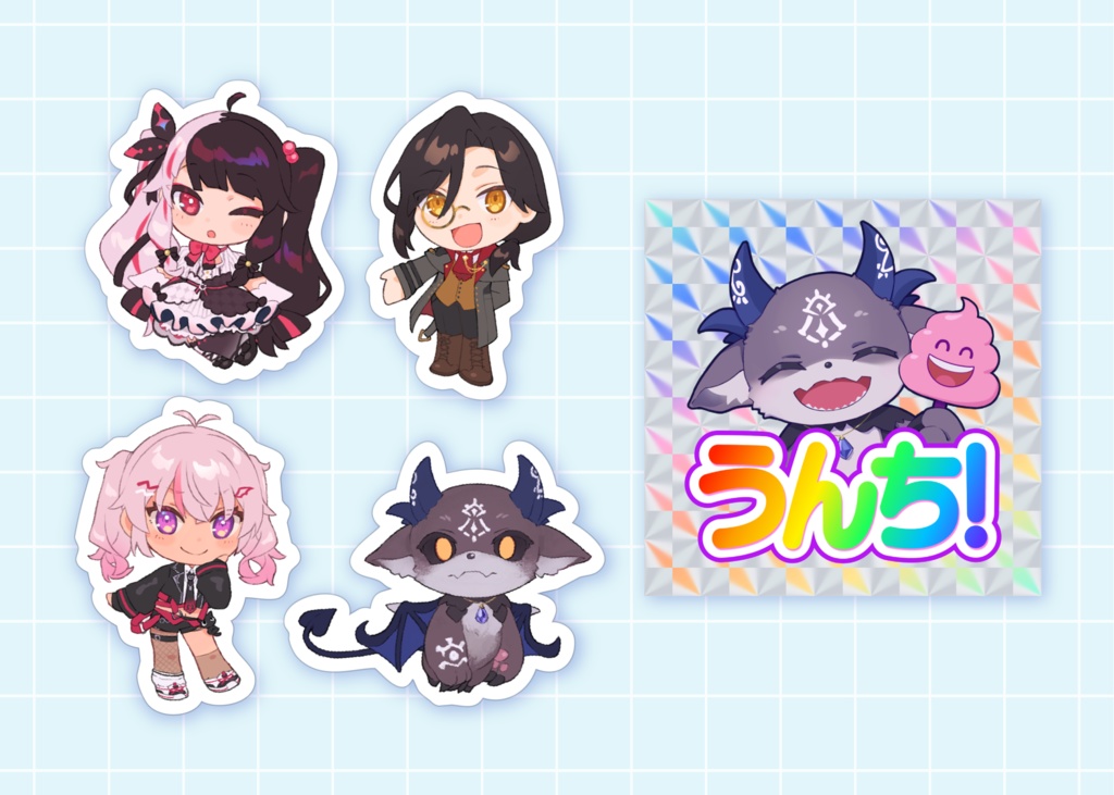 【非公式】うんち教シールセット