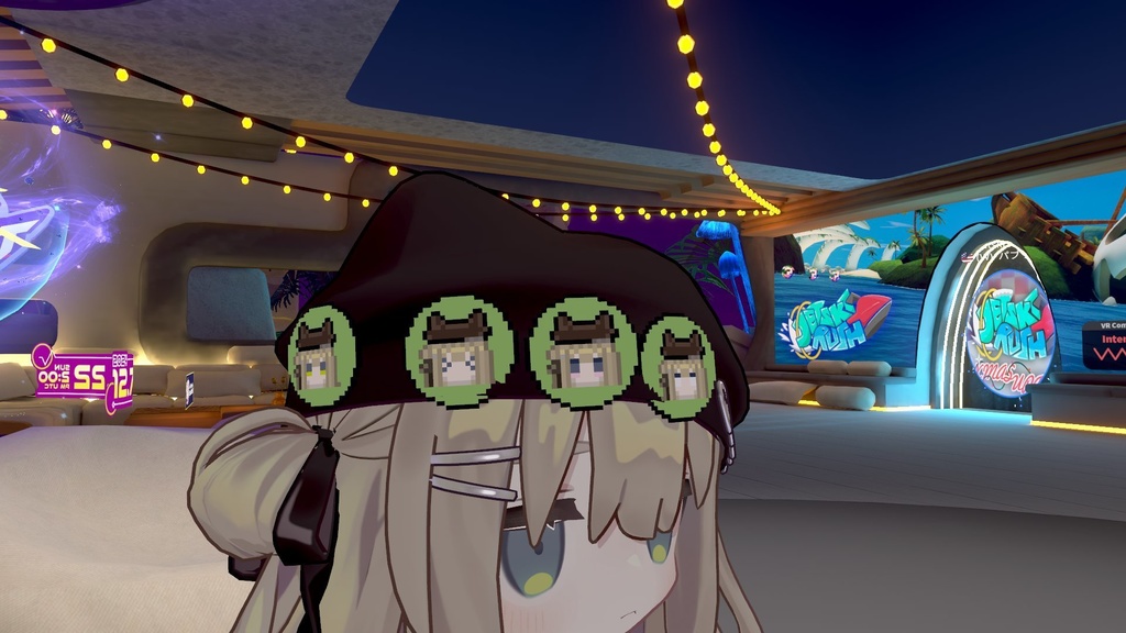 【無料】キプフェルドット絵缶バッジ【VRChat向け】