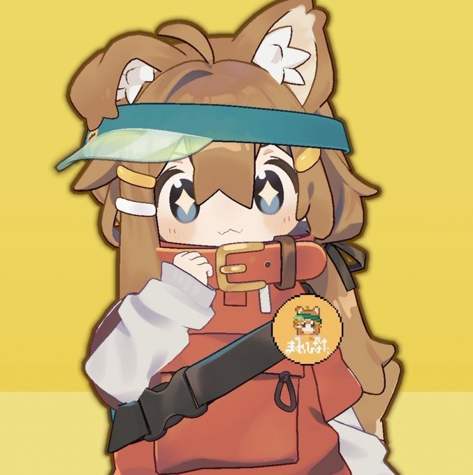 【無料】まめひなたドット絵缶バッジ【VRChat向け】