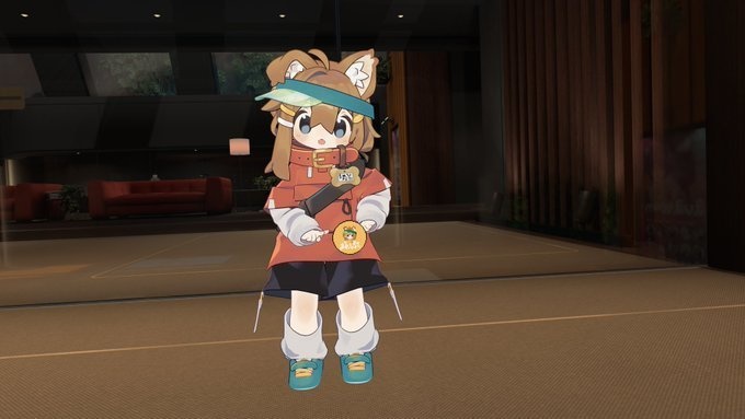 【無料】まめひなたドット絵缶バッジ【VRChat向け】