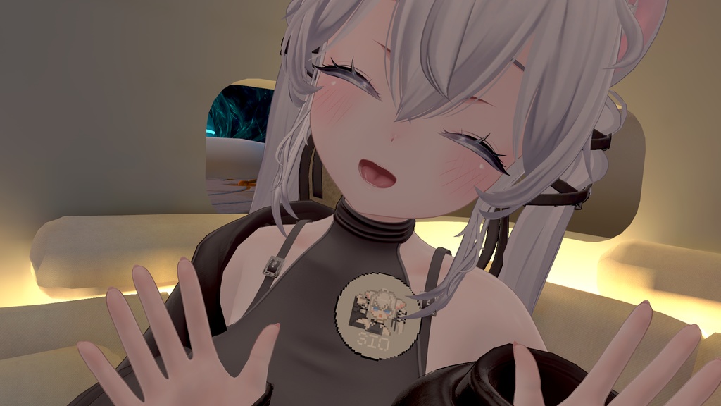 【無料】しおドット絵缶バッジ【VRChat向け】