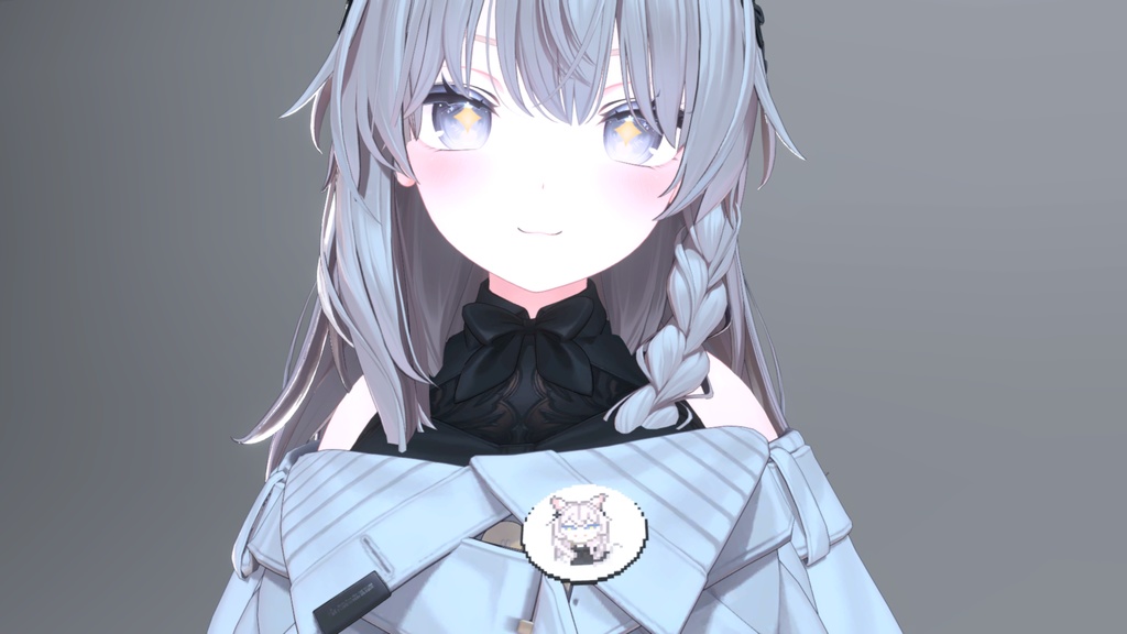 【無料】しなのドット絵缶バッジ【VRChat向け】