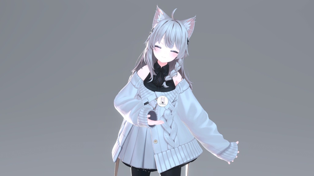 【無料】しなのドット絵缶バッジ【VRChat向け】