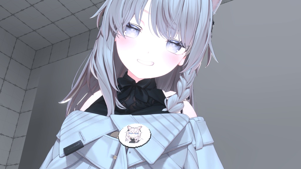 【無料】しなのドット絵缶バッジ【VRChat向け】