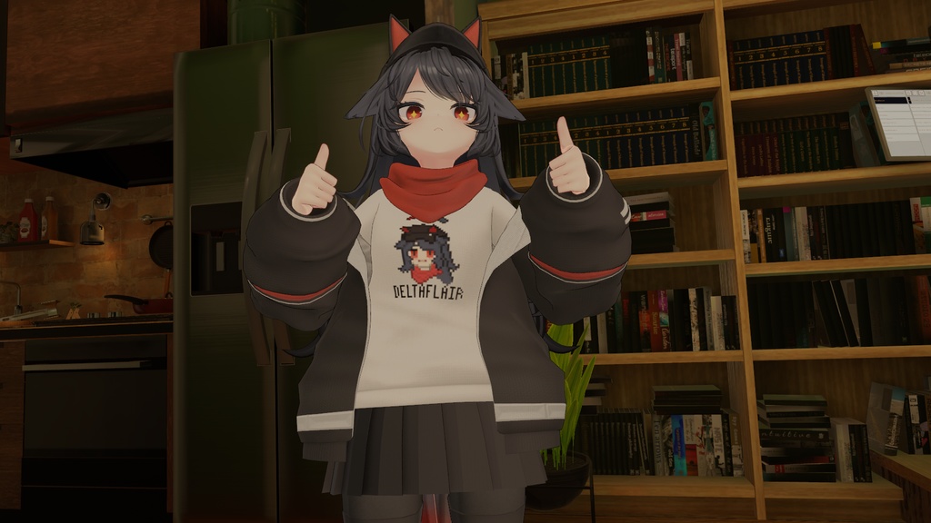 デルタフレア_ドット絵テクスチャ【通常衣装2ndカラー想定】