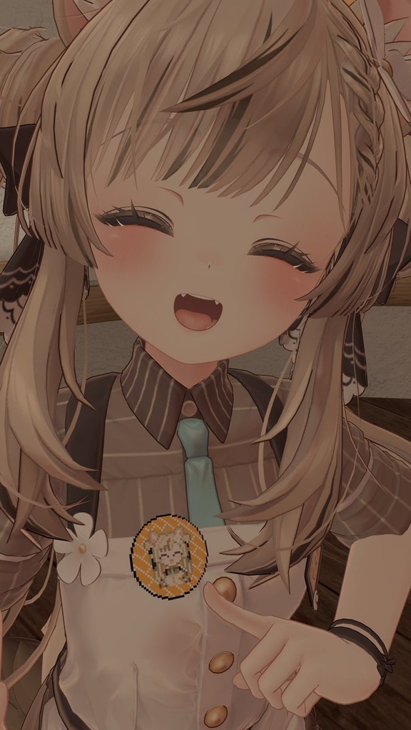 【無料】マヌカドット絵缶バッジ【VRChat向け】