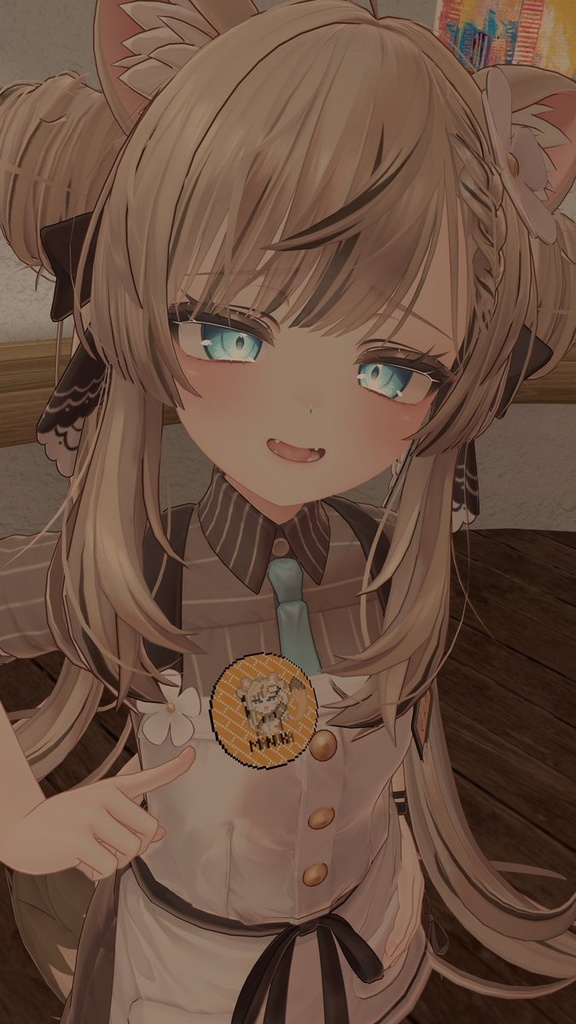 【無料】マヌカドット絵缶バッジ【VRChat向け】