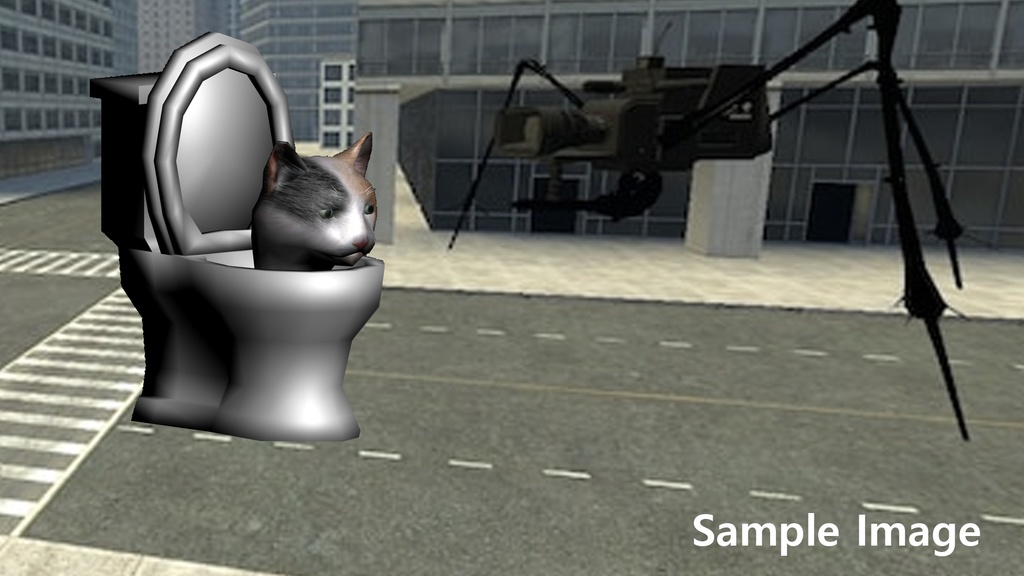 スキビディ猫トイレ Skibidi cat / cat toilet monster meme 스키비디 캣