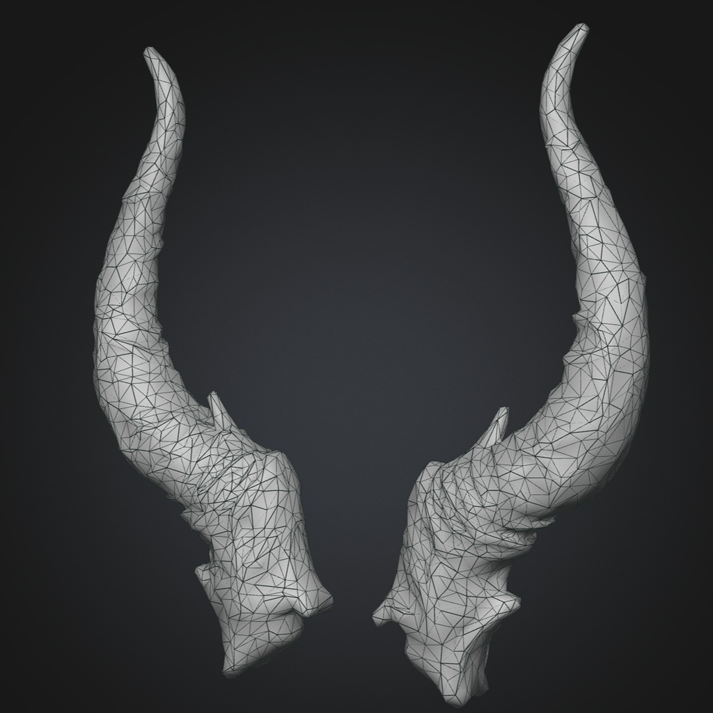 地獄の角のヘッドバンド (Inferno Horn Headband) 지옥 뿔 머리띠