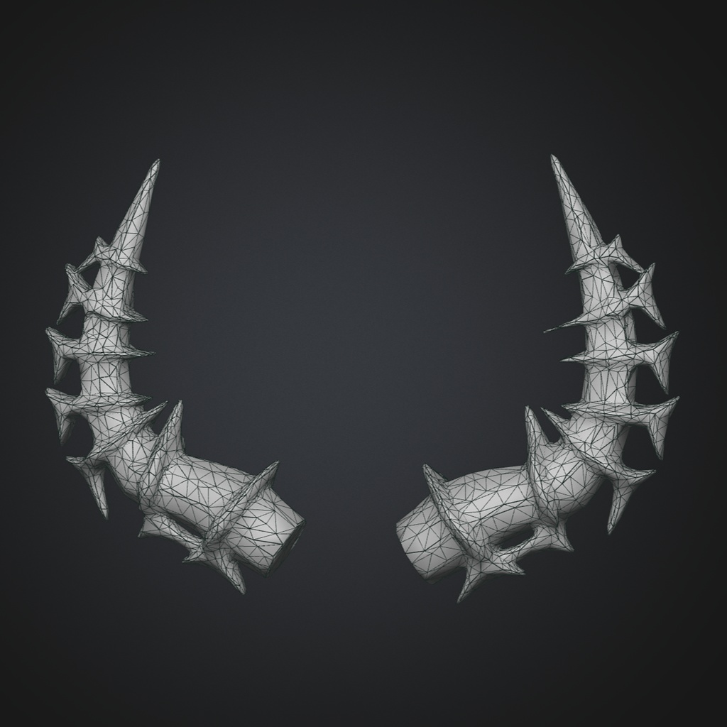 とげの角 (Thorned Antlers Headband) 가시 뿔 머리띠