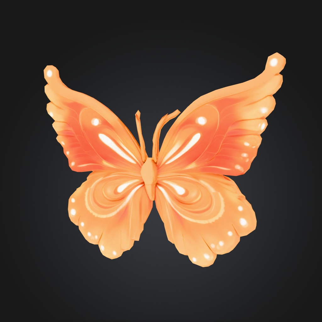 黄金の蝶のヘアピン (Golden Butterfly Hairpin) 황금나비 머리핀