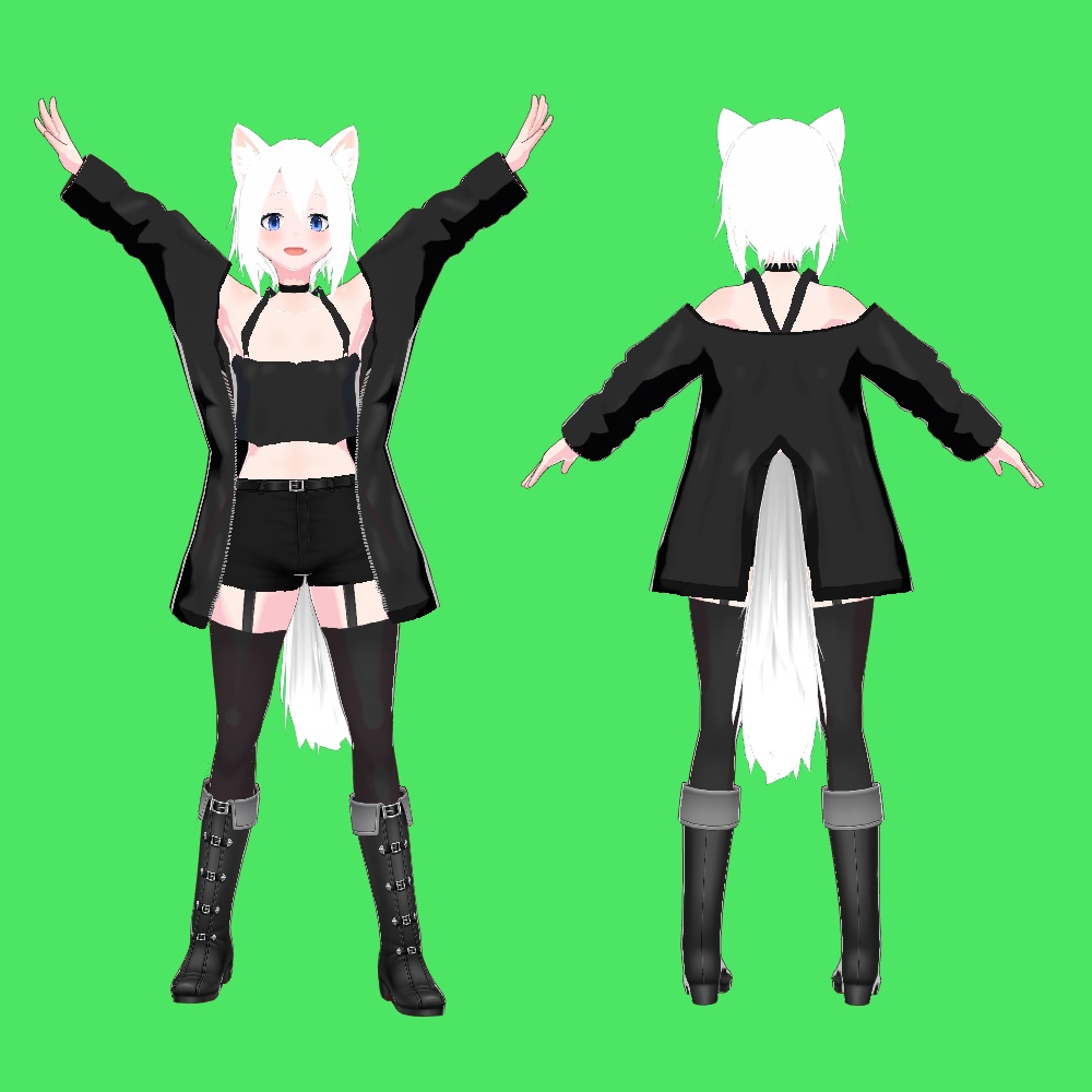 【オリジナル3Dモデル】ロキティア ver1.0【VRM】【vroid model】