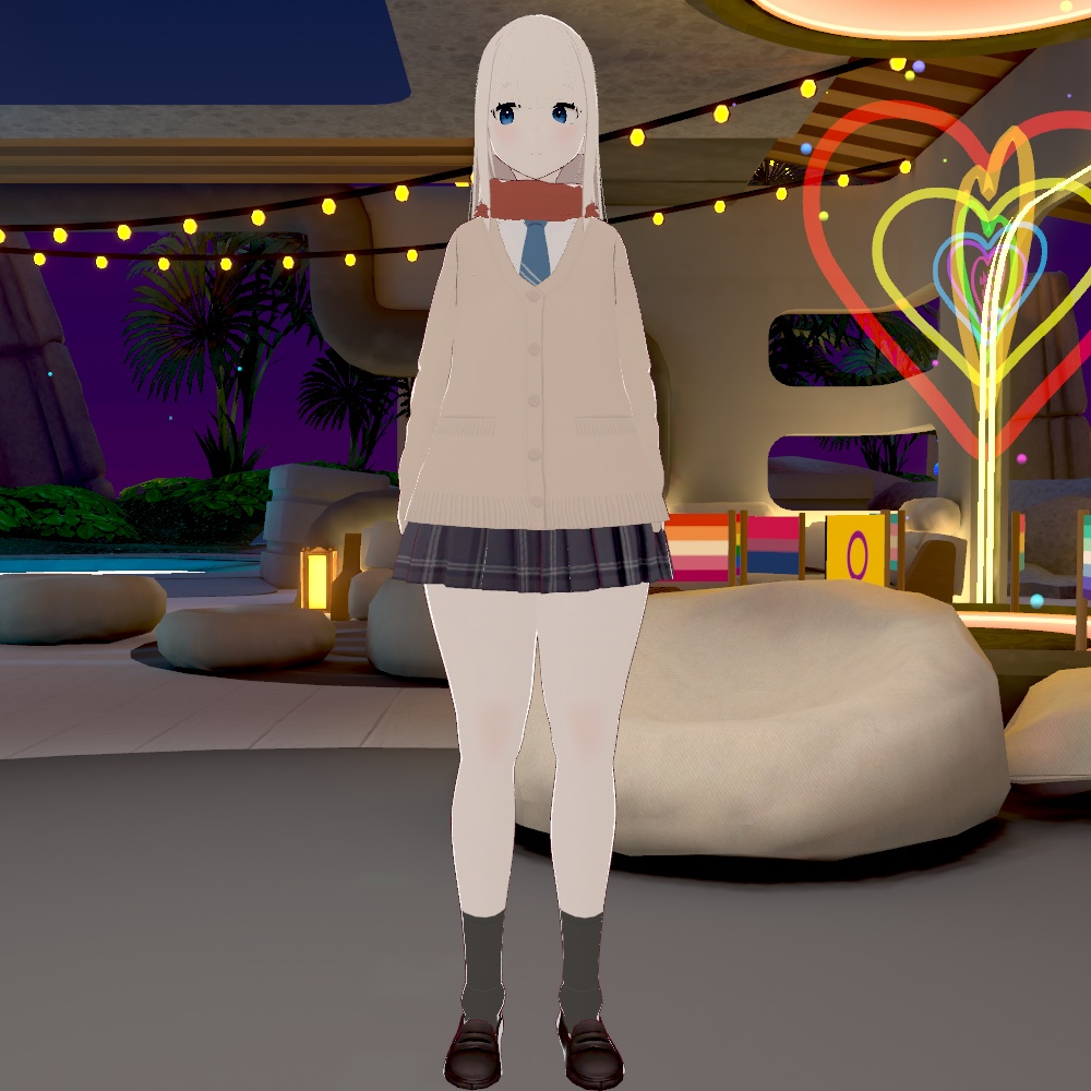 【オリジナル3Dモデル】シオン ver1.0【VRM】【VRoid model】