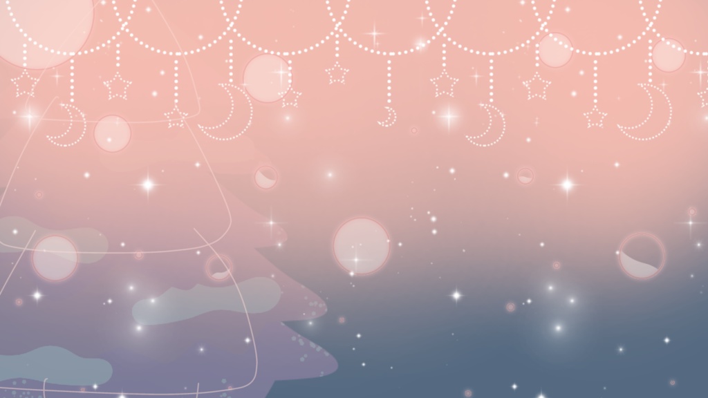 【フリー素材】キラキラ聖夜イメージ背景画像