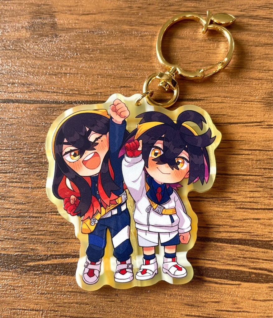 キタカミ姉弟えいえいおーアクキー