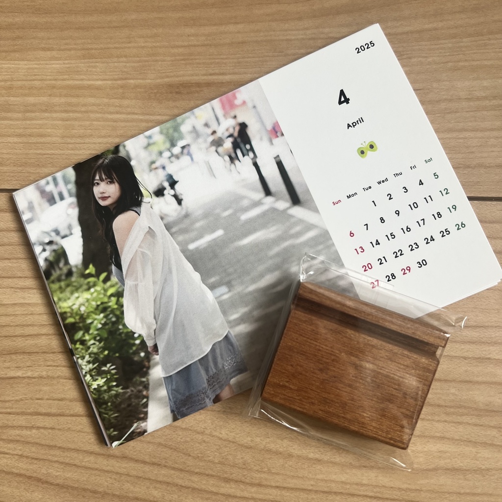 【残1】やましろカレンダー2025(手書き誕生日記入・サイン入チェキ付)