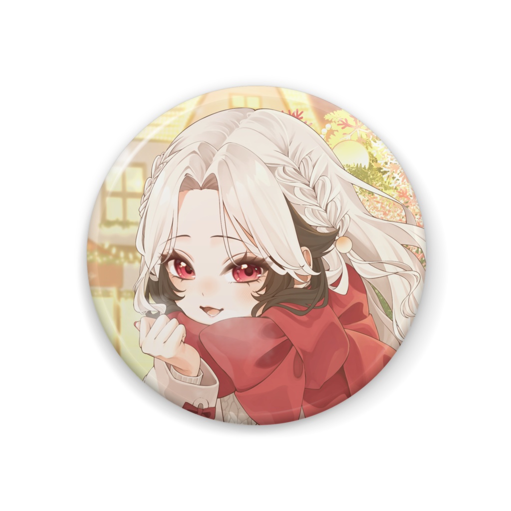 ウィンターデート缶バッジ☃️Winter Date Badge