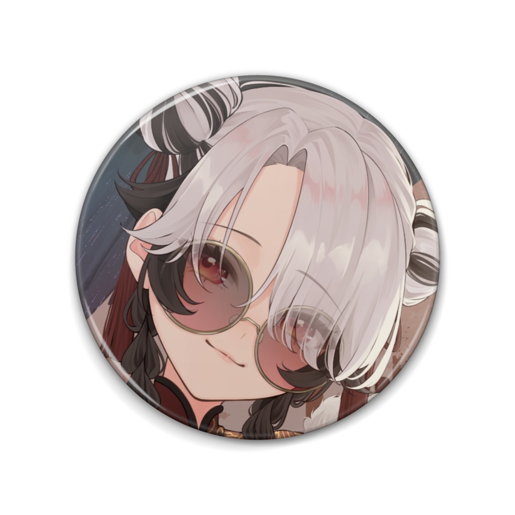 チャイナぼーろ缶バッジ🏮China Boro Can Badge