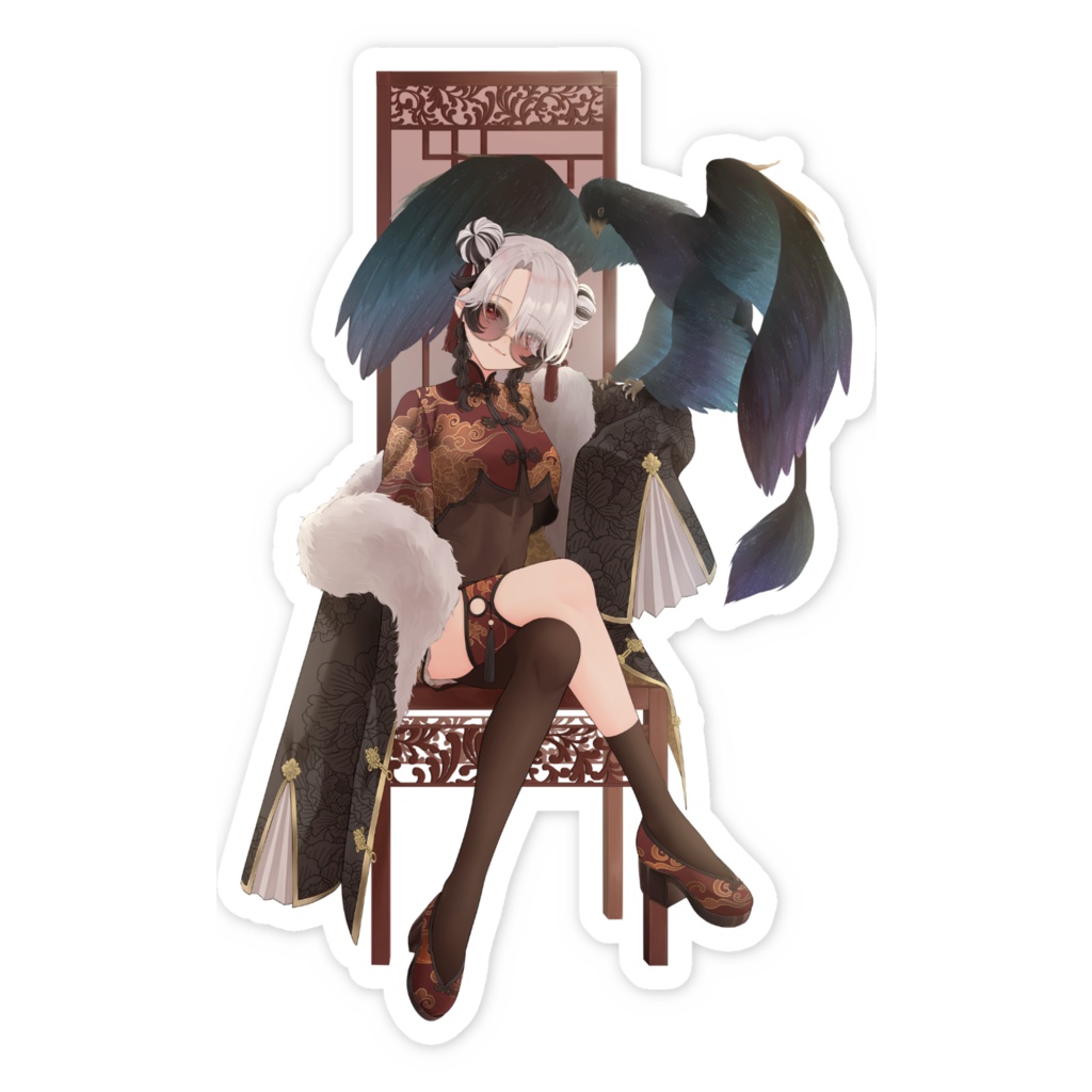 チャイナぼーろステッカー🏮China Boro Sticker