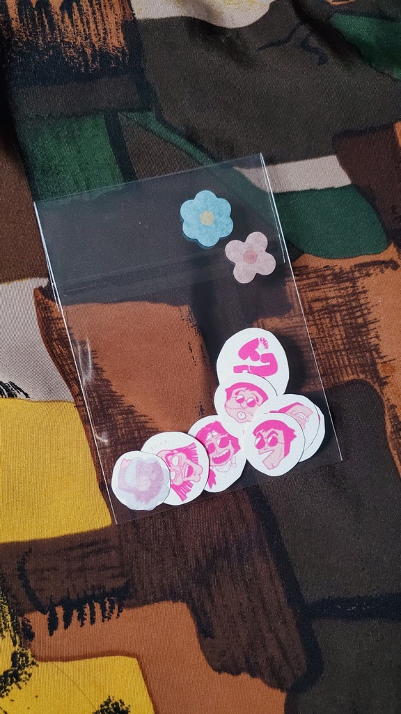 ドクタケフレークシール(ピンク)