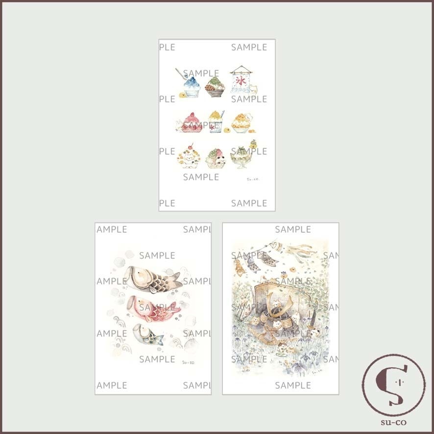 【Postcard】 和 〔匿名配送〕