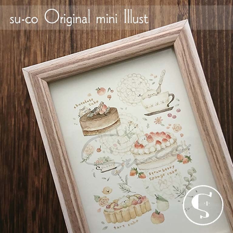 【L判原画】ホールケーキ3種