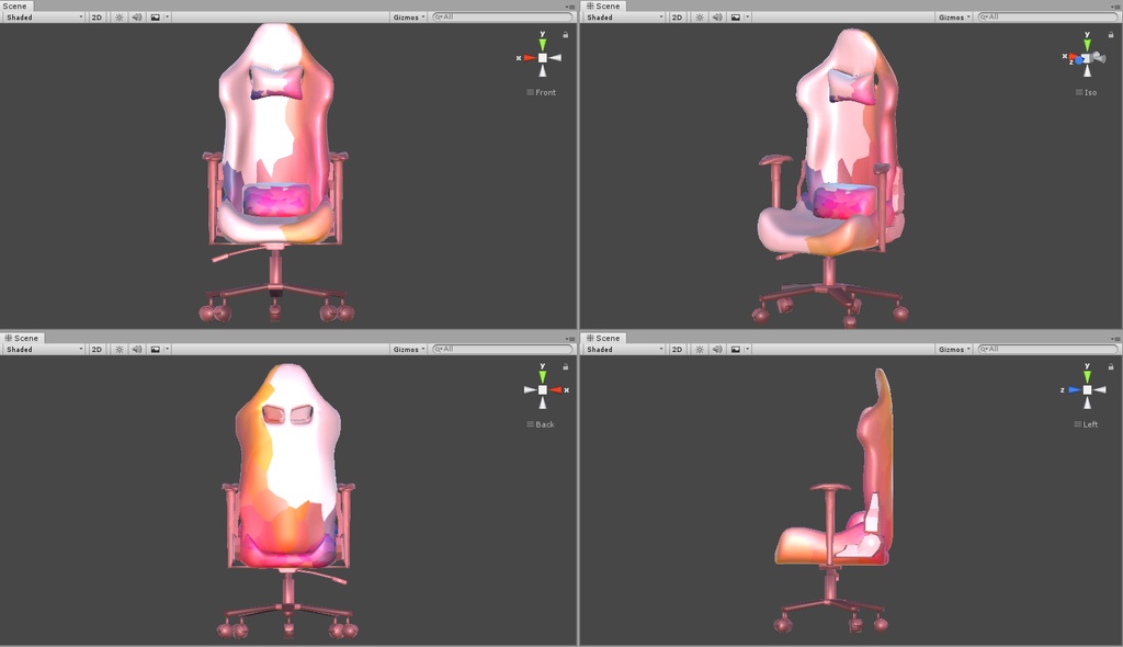 ゲーミングチェア FBX 全6色 GamingChair