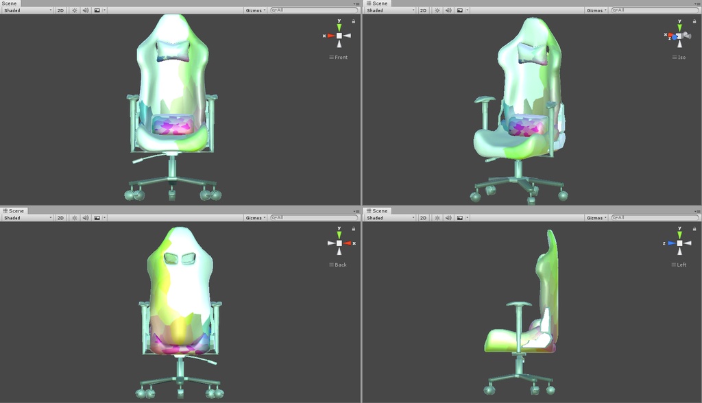 ゲーミングチェア FBX 全6色 GamingChair