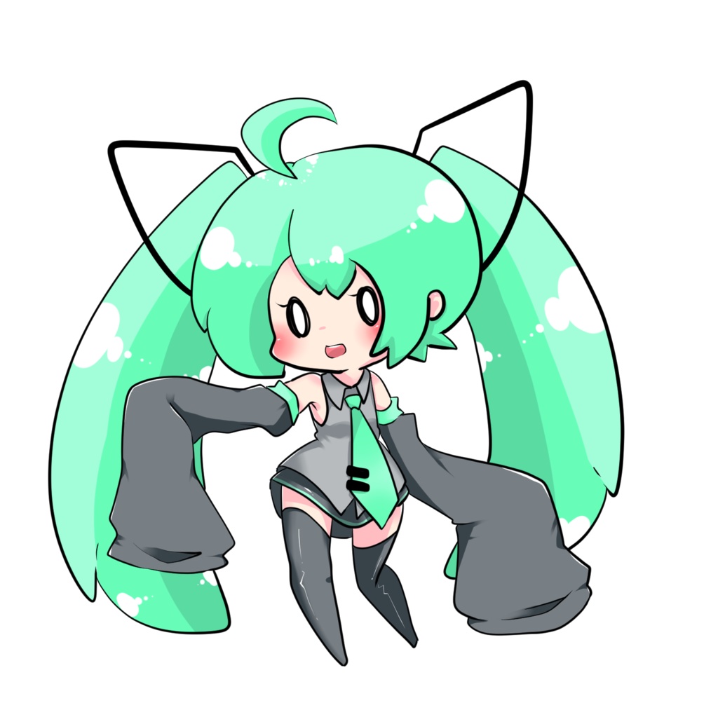 ミクちゃんキーホルダー