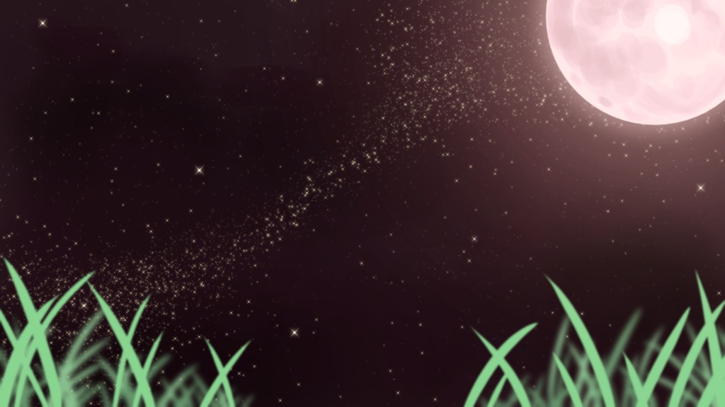 七夕風の配信背景🌙ふみゃまるの配布🌙