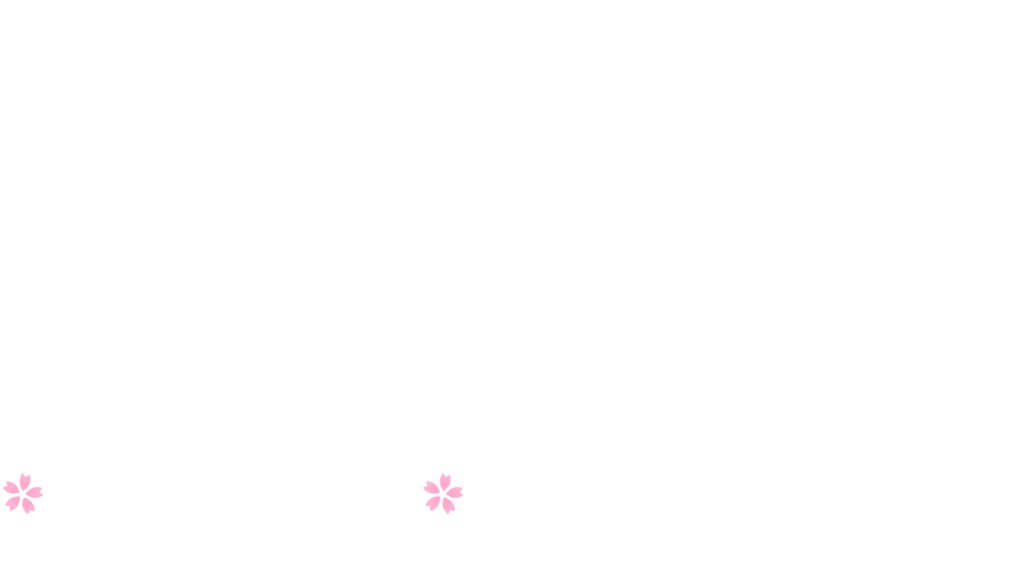 【無料配布】桜の配信画面テンプレート