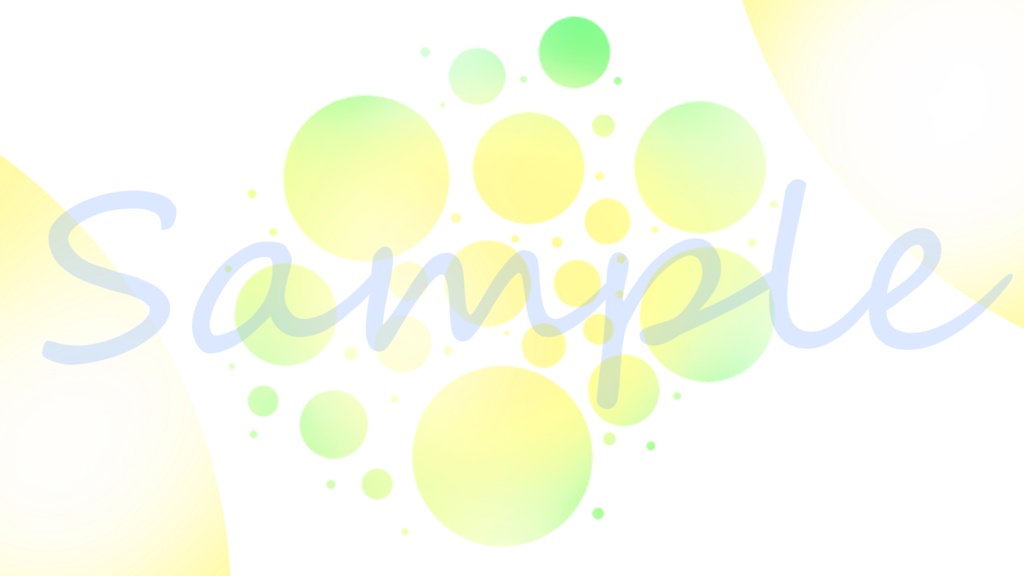 【夏の背景セット】涼しげな水玉模様背景セット【全14種】