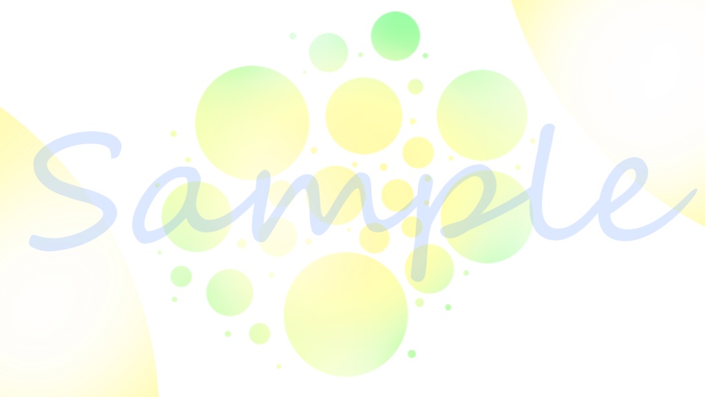 【夏の背景セット】涼しげな水玉模様背景セット【全14種】