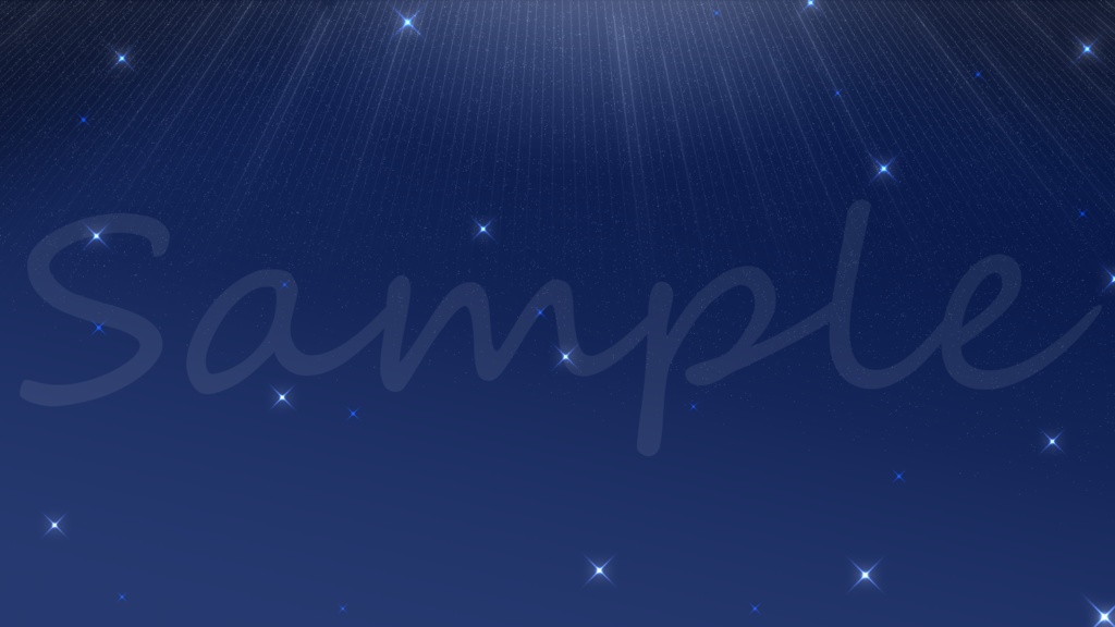 【夏/七夕/夜空】綺麗な夜空セット【おまけコメント枠付き】