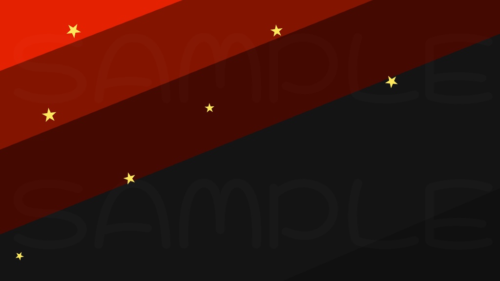 【星空/シンプル】ポップでシンプルな可愛い星空