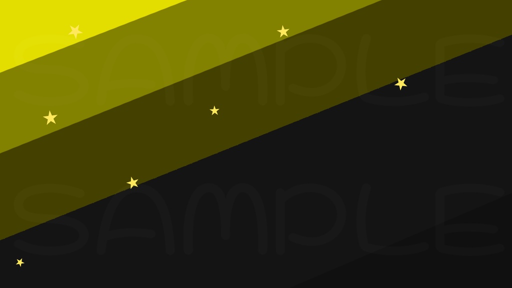 【星空/シンプル】ポップでシンプルな可愛い星空