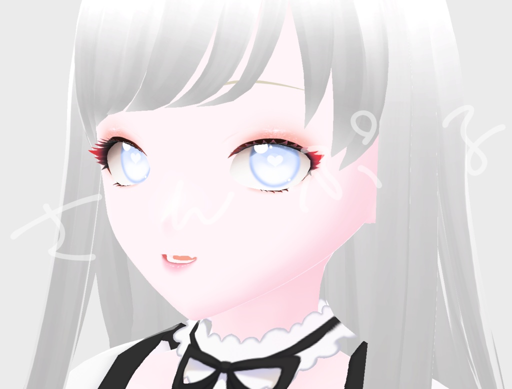 【Vroidstudio】ハート目💕カラー調整対応!【セット商品】