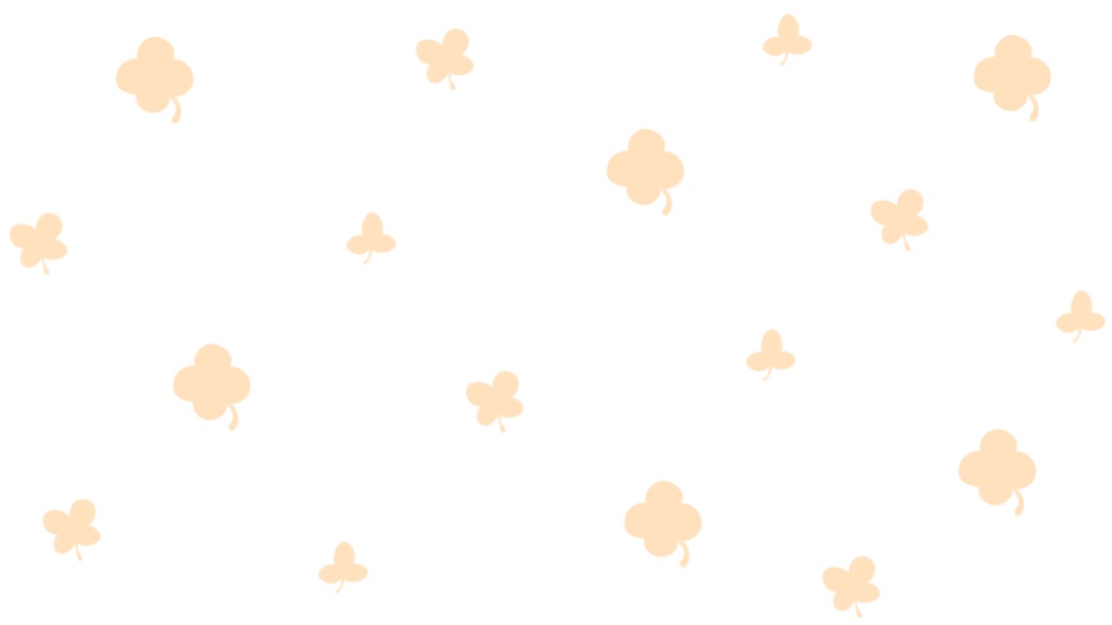 【セット/背景】手描きクローバー【9種類】