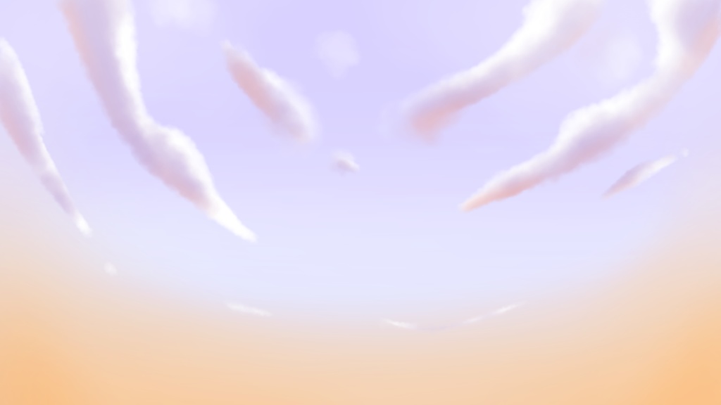 【セット/背景】夕焼け空