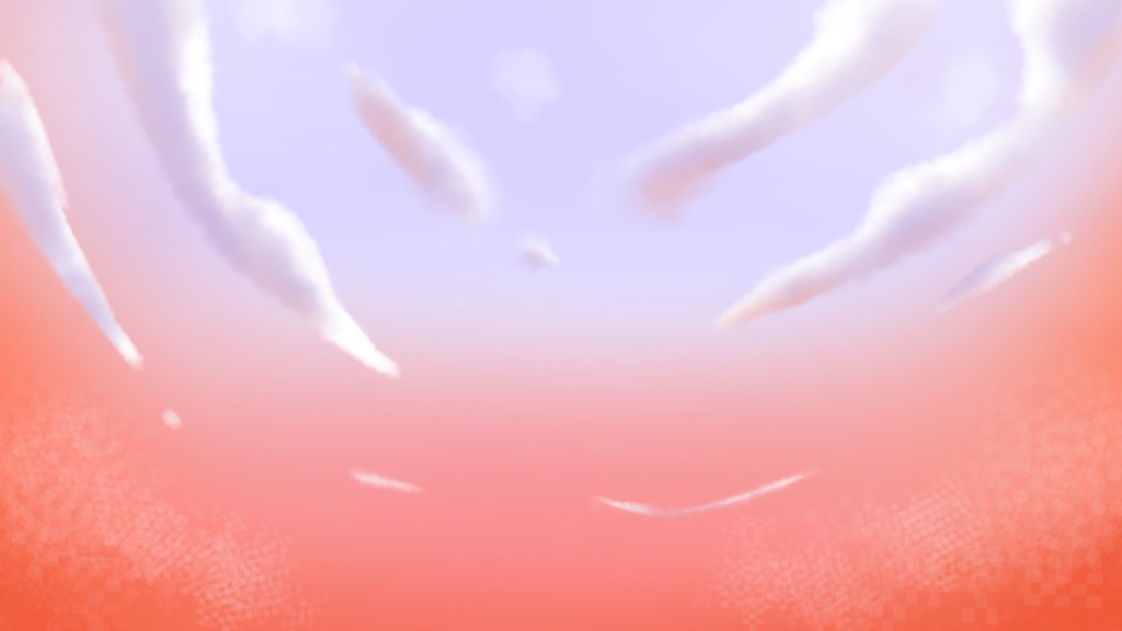 【セット/背景】夕焼け空