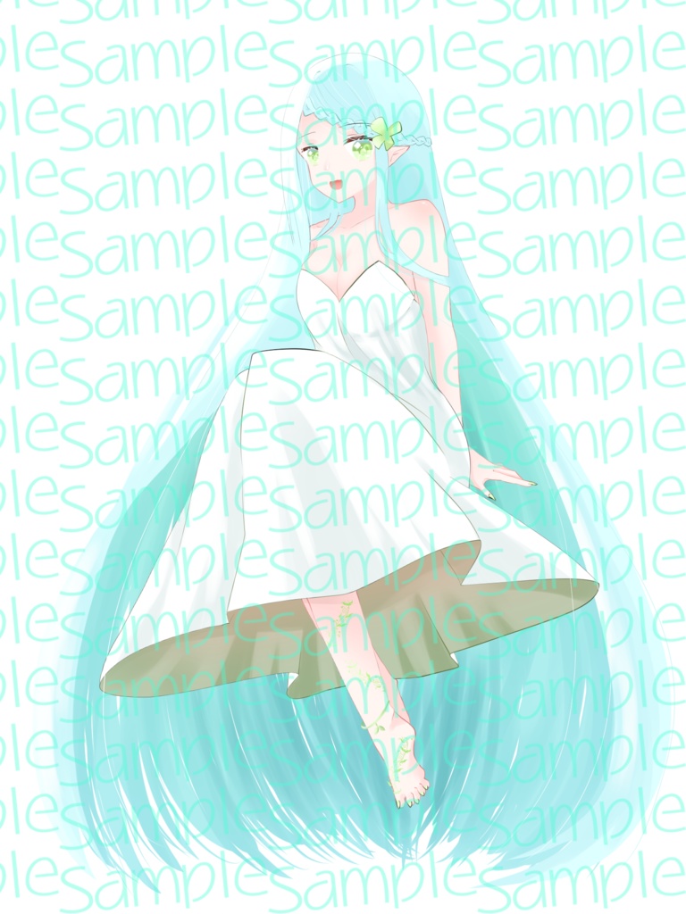 【全身立ち絵】精霊さん風キャラクター【差分アリ】