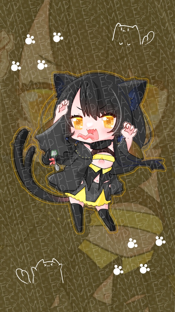 【にゃんまる◎ぷろじぇくと!】ネコ~な秋音ふみゃまる壁紙