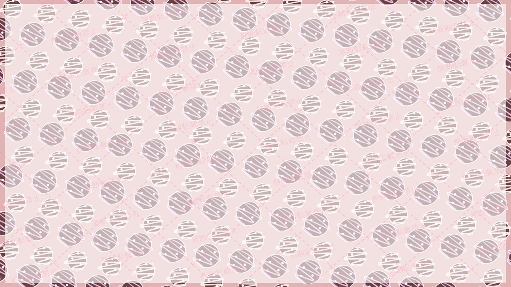 【Vtuber・配信者向け/セット品】バレンタイン風・ハート背景