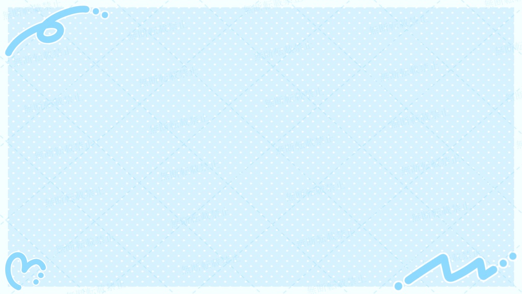 【Vtuber・配信者向け/セット品】青色ノート風背景