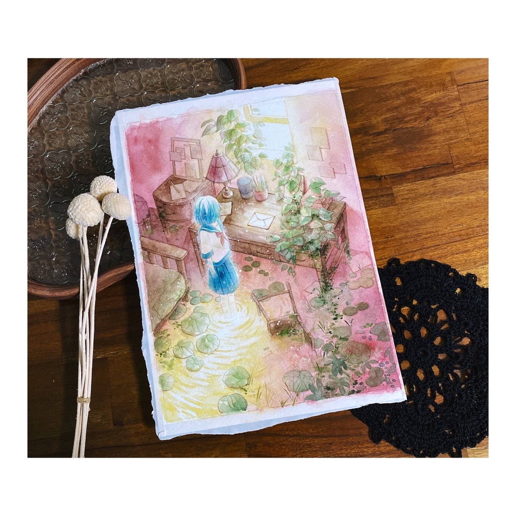 額なし原画「心のこり」